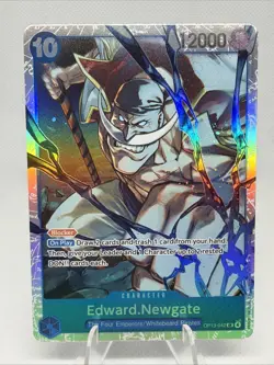 One Piece TCG - Edward.Newgate OP13-042 (Super Rare) - Carrying on his Will - NM - Image 1