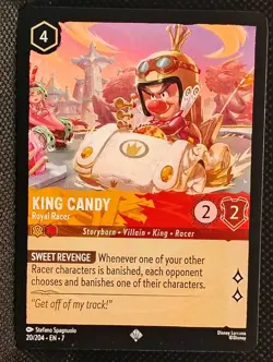 Disney Lorcana Archazia's Island - King Candy - Royal Racer 20/204 - Regular - Image 1