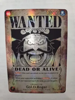 Gol.D.Roger WANTED SP Alt Art OP09-118 SEC Carrying on His Will Card English - Image 1