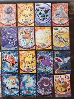 Pokemon Topps Advanced Card Lot 44 Vintage 2000s Square Cards Gengar Raichu - Image 2