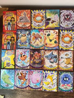 Pokemon Topps Advanced Card Lot 44 Vintage 2000s Square Cards Gengar Raichu - Image 4