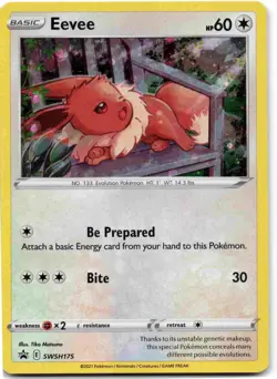 Eevee - Promo SWSH: Sword & Shield Promo Cards SWSD Colorless Holo SWSH175 2019 - Image 1