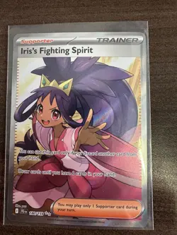Iris's Fighting Spirit 180/159 SV09: Journey Together - Pokemon Card - NM - Image 1