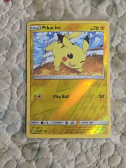Pikachu 54/214 Unbroken Bonds Reverse Holo Pokemon Card NM - Image 2