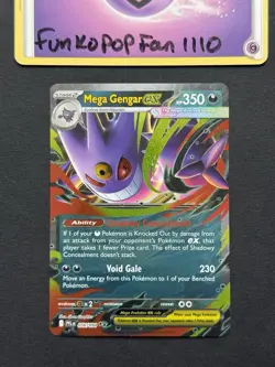 Mega Gengar ex 056/094 Me02: Phantasmal Flames Double Rare Pokemon Card - Image 1