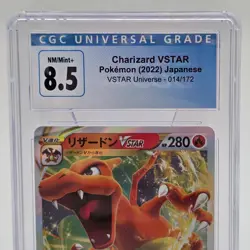 Charizard VSTAR 014/172 Japanese VSTAR Universe CGC 8.5 NM/Mint+ Pokemon Card - Image 2