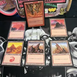 Furnace Of Rath Tempest LP Magic The Gathering Plus 5 Vintage Basic Mountain - Image 2