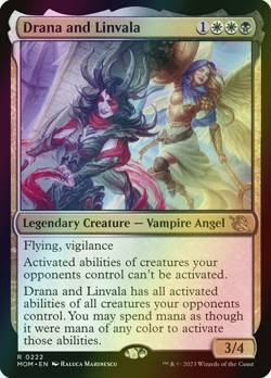 MTG Drana and Linvala Foil ** March of the Machine ** English - Image 1