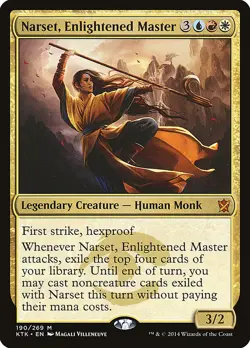 MTG Narset, Enlightened Master ** Khans of Tarkir ** English - Image 1