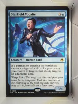 Starfield Vocalist - R78 - MTG - Edge of Eternities (EOE) - Image 1