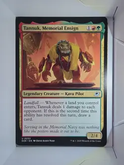Tannuk, Memorial Ensign - U233 - MTG - Edge of Eternities - Image 1