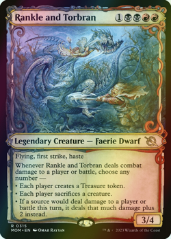 MTG Rankle and Torbran Showcase Foil ** March of the Machine ** English - Image 1