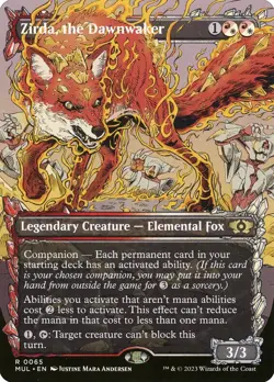 MTG Zirda, the Dawnwaker Showcase Borderless Full Art ** MUL ** English - Image 1