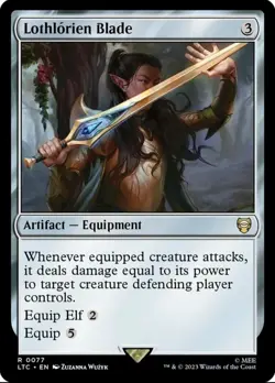 X 1 Lothlorien Blade NM-M LTC 077 MTG Magic the Gathering - Image 1