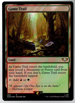 Game Trail 282 Rare Surge Foil Warhammer 40K MTG Near Mint - Image 1