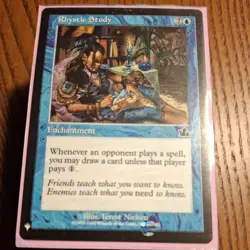 Rhystic Study The List Reprints Regular Magic MTG NM Pack Fresh - Image 1