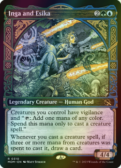 MTG Inga and Esika Showcase Foil ** March of the Machine ** English - Image 1