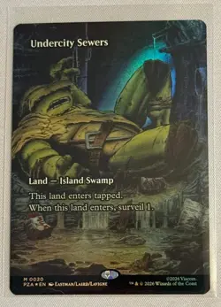 Magic the Gathering - Undercity Sewers Borderless FOIL - #20 - TMNT - MYTHIC - Image 1
