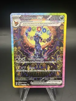 Pokemon Umbreon ex 161/131 Special Illustration Rare Prismatic Evolutions NM - Image 1