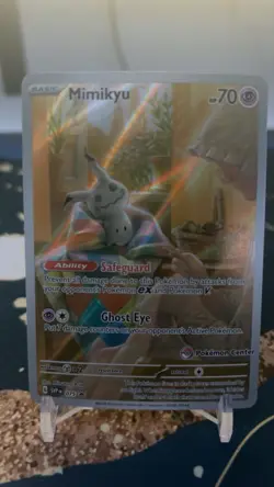 Pokemon TCG Pokemon Center Mimikyu Scarlet & Violet Promo Card 075/Promo - Image 1