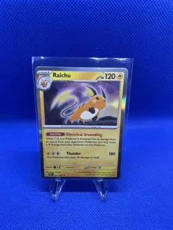 Pokemon TCG Raichu Scarlet & Violet-151 026/165 Reverse Holo Holo Rare - Image 1