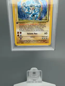 Machamp 1999 Pokemon English Base Set 1st Edition Holo 8/102 PSA 5 - Image 3