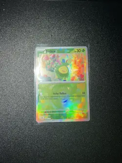 Pokemon Budew 04/131 Reverse Holo Prismatic Evolutions Masterball NM. Error pack - Image 1