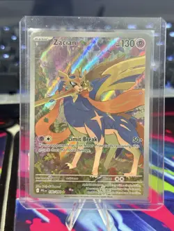 Zacian Illustration Rare Pokemon Phantasmal Flames PFL #100 - Image 1