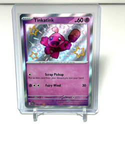 Tinkatink 165/091 SV Paldean Fates Shiny Rare Pokemon TGC - NM - Image 1