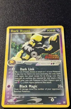Pokemon EX TEAM ROCKET RETURNS - #6/109 Dark Hypno - Reverse Holo - ENG - MP - Image 4