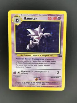 Pokemon TCG - Haunter MP Holo 6/62 | Fossil - Image 1