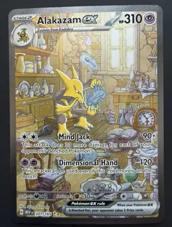 Alakazam EX 201/165 - Scarlet & Violet 151 - Pokemon NM/M - Image 1