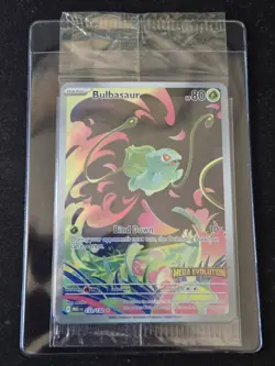 Bulbasaur 133/132 Mega Evolution Stamped And Sealed Illustration Rare Pokemon - Image 1