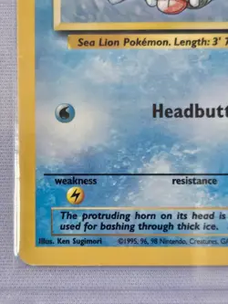 Pokemon TCG - Seel - Base Set Shadowless 1999 WOTC NM - Image 2