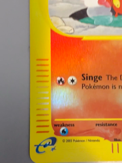 2003 Pokemon Skyridge Slugma 99/144 Reverse Holo – Never Played – Vault Stored - Image 2