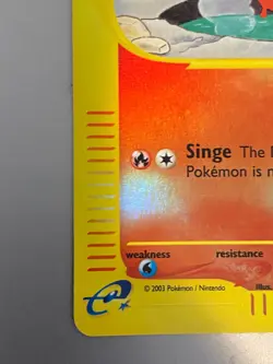 2003 Pokemon Skyridge Slugma 99/144 Reverse Holo – Never Played – Vault Stored - Image 5