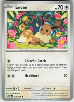Pokemon Eevee 050/064 SV: Shrouded Fable Common NM - Image 1