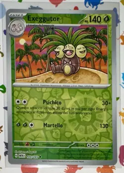 POKEMON EXEGGUTOR REVERSE FOIL 103/165 SET 151 ITALIANO MINT NUOVO! - Image 1