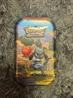 Pokemon TCG Mega Evolution Ascended Heroes Mini Tin Riolu & Darumaka Sealed - Image 1