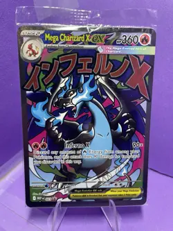 Pokemon Mega Charizard X Ex Black Star Promo Sealed - Image 1