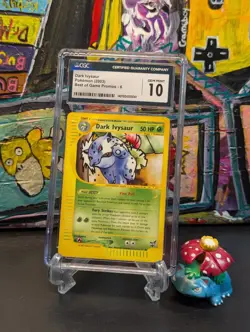 CGC 10 GM MT ✨ POKEMON 2003 DARK IVYSAUR #6 BEST OF GAME PROMO 🕹 LOW POP - Image 1