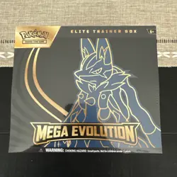 Pokemon MEGA Evolution Lucario - ETB - Elite Trainer Box NEW FACTORY SEALED BOX - Image 1