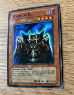 YuGiOh Lord of D. SDK-041 Super Rare NM 1st Edition - Image 2