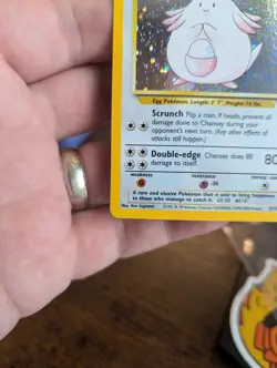 Chansey 3/130 Base Set 2 Holo Rare Pokemon Card WOTC NM - Image 4