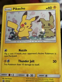 Pokemon Pikachu Promo Holo Sm SM04 HP 70 Basic Electro Ball 50 Card - Image 3