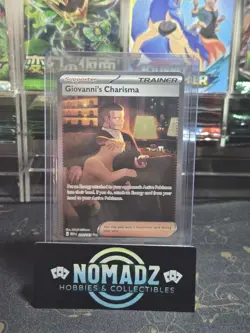 Giovanni's Charisma 204/165 Sv: Scarlet & Violet 151 Holo SIR Pokemon Card - Image 1