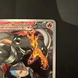 Pokemon TCG Team Rockets Houndoom Illustration Rare Card 191/182 Destined Rivals - Image 4