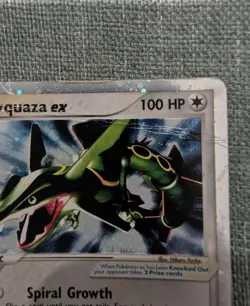 Pokemon Card-Rayquaza Ex-Dragon-Holo-97/97-ENG-Played - Image 3