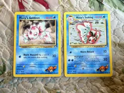 Misty's Goldeen 30/132 Rare Gym Heroes Pokemon Cards NM/LP - (2 Cards) - Image 2