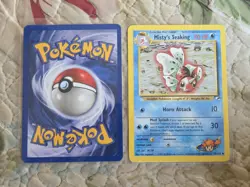 Misty's Goldeen 30/132 Rare Gym Heroes Pokemon Cards NM/LP - (2 Cards) - Image 3